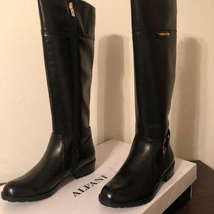 Alfani Womens Jadah Closed Toe Knee High Boots